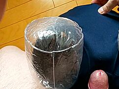 bloomers grind against buzzing vibrator in solo frenzy