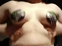 tiny 18yo's emotional titty play overwhelms her petite body