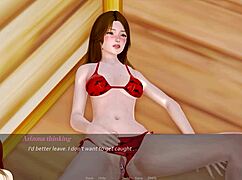 Feel the redhead pussy lick building to explosive cumshot