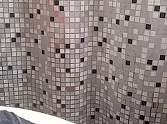 Latina Girlfriend Squirts From Intense Bathroom Blowjob Session