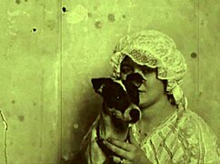 Dark Lantern's vintage beauty bares hairy beaver and natural tits