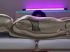 i analyzed this hot french babe's mind as cyborg to fuck her senseless in lingerie