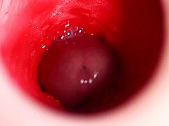 oiled redhead fuck doll filled deep with monster cock anal cumshot