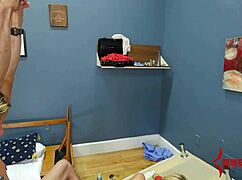 big ass blonde takes extreme rough anal punishment slap spit facial