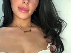 British coed teases: Watch my horny solo toy play squirt orgasm?