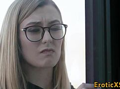 Blonde Babe's Pussy Teased Softly