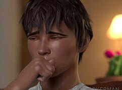 mom convinces son to fuck her big tits monster cock 😈🍆💦