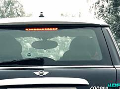 Fucking a Stranger on the Highway - Bent Over Doggystyle Deepthroat Cum Swallow