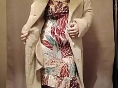 french slave striptease flashing tits sexy clothes ripped bdsm tease