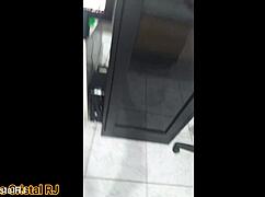 naughty brazilian wife flashes shaved pussy teases in lingerie till wet orgasm