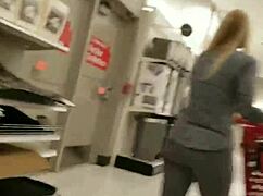 granny's fat ass in the shop turns into a filthy trap you can't escape