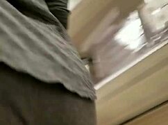 granny's fat ass in the shop turns into a filthy trap you can't escape