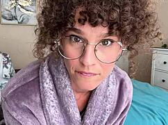 Curly curvy stepmom, beg for my big cock in your tight asshole?