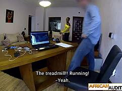 Hot Ebony Teen Clarice Gulps Huge Cock Spits After Rough Casting