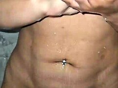  Mature brazilian milf showers big ass tits and squirts pussy while masturbating monster cock fetish