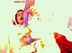 Young Sloppy Shemale Crossdresser Sucks Cock with Small Tits Cumshot Frenzy