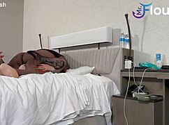 Evethesexyfairy and cherrybomb, double jack mrflourish's big black cock now