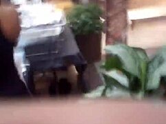 candid voyeur catches old black shop ass folding perfectly