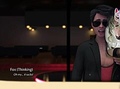 whoa busty milf chokes hard on huge dildo in golden boy cosplay game 😩💦