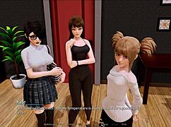 in harem hotel episode 104, players unlock new game sex scenes at the hotel