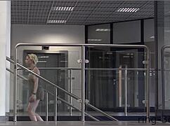 vanessa wolff bares cute ass posing nude in extreme public outdoor spots