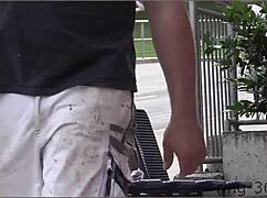 vanessa wolff bares cute ass posing nude in extreme public outdoor spots