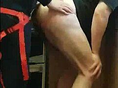 boyfriend's ass pegged across kitchen, field, and bathroom spots