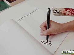 shy petite student gets deepthroat anal lesson from pornstar teacher