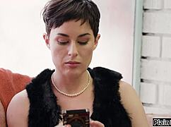 hey big tit ebony cougar milf makes her move kissing and dominating that young straight girlfriend