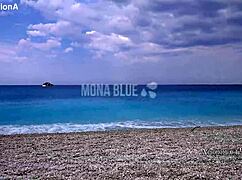 mona's beach toilet tease turns into public teen masturbation frenzy!