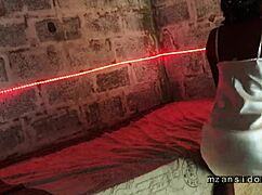 ebony babe blows hot while vibing her fingered pussy