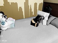 she brought friends over for my first wild foursome fuck fest riding doggystyle