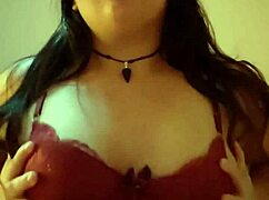 playing with my tight teen ass and natural tits masturbation fun