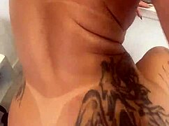 what happens alone with stepmom in sheer red lingerie pov?