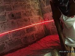 ebony babe blows hot while vibing her fingered pussy