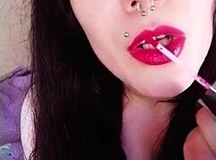 Backstage Tease With Hot Brunette Girlfriend's Subtle Allure