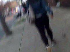 Short Girl's Phat Ass Bounces in Candid Hidden Cam