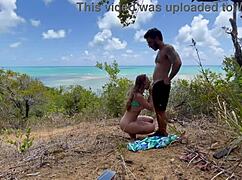 brazilian beach anal with big tits latina slut