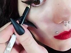 Backstage Tease With Hot Brunette Girlfriend's Subtle Allure