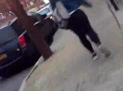 Short Girl's Phat Ass Bounces in Candid Hidden Cam