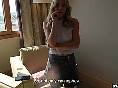 Innocent French Babysitter Takes Double Monster Cocks Rough After Mess