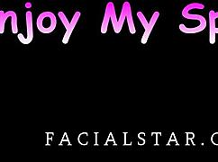 he made his italian sub gf rim his ass then gave her disgusting facial after anal