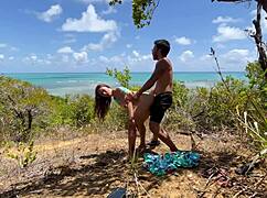 brazilian beach anal with big tits latina slut