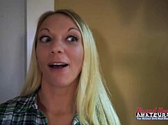 Sweet Montana masturbates her shaved pussy then sucks and plays with cock 😍💦