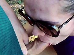 police catch milf sucking young stud in public park