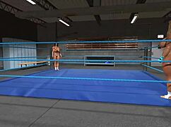 The rookie battles muscular bodybuilder in intense fight