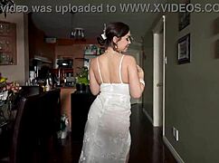 do you wanna slide inside this bride's tight dress? subscribe to vip for jerk off fun now! 👰💦🍆