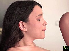 Bratty Ohana Petite Lets Stepbro Blast Official Cum Facial S33E!