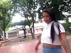 Two Naughty Lesbians Get Daring with Outdoor Park Tease Session