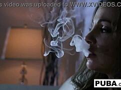 smoking brunette lesbians devour pussies and tits like pornstar pros